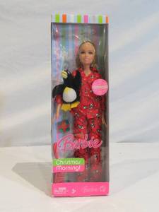 lot 32 image: Christmas Morning Barbie in Box