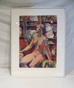lot 56 image: Framed Kay Ornberg Watercolor Print