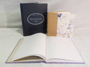 lot 58 image: 3 Blank NotebooksSketchbooks