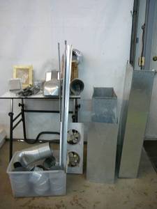 lot 34 image: Lot Of Heating Duck Work