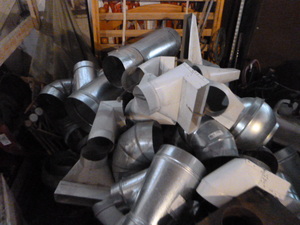 lot 9 image: Lot of Duct Work