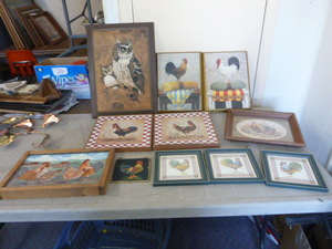 lot 69 image: Rooster Wall Prints