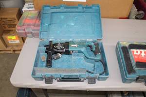 lot 64 image: Makita Hammer Drill HR2455, Case