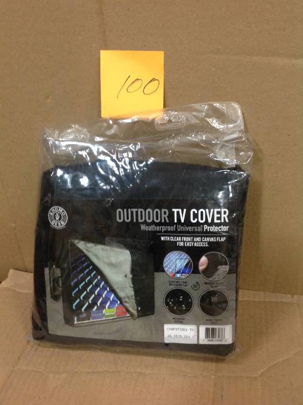 outdoor tv cover with clear front