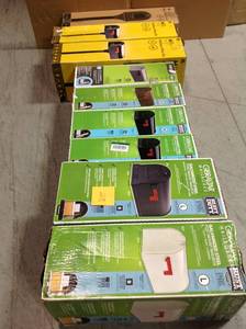 lot 28 image: BIG MIX LOT OF GIBRALTAR MAILBOXESopen box in like new condition