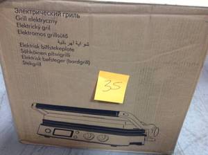 lot 35 image: Livenza All-Day 261 sq. in. Stainless Steel Indoor Grill by DeLonghi in good condition