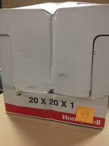 lot 44 image: Honeywell 20 in. x 20 in. Superior Allergen Pleated Air Filter new
