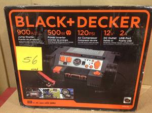 lot 56 image: Black & Decker PPRH5B Professional Power Station With Air Compressor USED