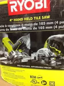 lot 58 image: RYOBI 4 in. Tile Saw USED in working condition
