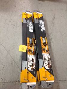 lot 69 image: Lot of 2 TOUGHBUILT Adjustable Height (25-32 in.) and Width (39.9-45.9 in.) Steel Sawhorse and Jobsite Table  1300 lb. Capacity not used