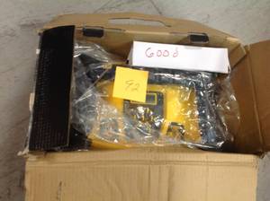lot 92 image: DEWALT 2800 Peak Amp Jump Starter 1000-Watt Power Inverter with Digital Compressoropen box in like new condition
