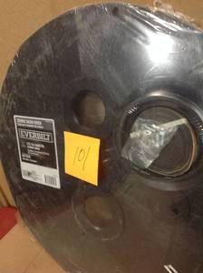 lot 101 image: Everbilt 18 in. Sump and Sewage Basin Coveropen box in like new condition