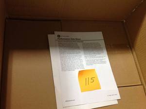 lot 115 image: GE Under Sink Reverse Osmosis Water Filtration Systemopen box in like new condition