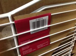 lot 116 image: ClosetMaid Selectives 14-12 in. x 9-12 in. x 23-14 in. Steel Wire Closet Draweropen box in like new condition