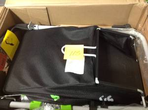 lot 118 image: Greenworks 16 in. 10 Amp Corded Electric Walk Behind Push Moweropen box in like new condition