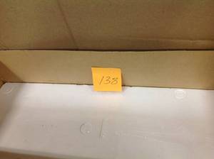 lot 138 image: Hampton Bay Industrial 60 in. Indoor Brushed Steel Ceiling Fan with Wall Controlopen box in like new condition