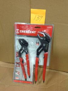 lot 139 image: Crescent Tongue and Groove Pliers Set RT400SG SET 2 not used