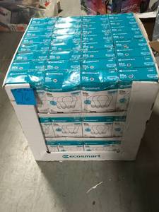 Case of 72 boxes of EcoSmart LED Bulbs 60W Equivalent Daylight A19 Energy Star, Dimmable Light packs of 4 New