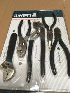 ANVIL DiagGroove Joint Plier Set 5-Piece in good condition open box