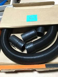RIDGID 2-12 in. x 7 ft. Dual-Flex Tug-A-Long Locking Hose for RIDGID Wet Dry Shop Vacuums in good condition open box