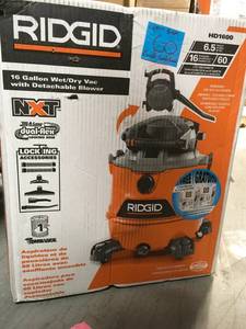 16 Gal. 6.5 Peak HP NXT Wet Dry Vac with Detachable Blower in good condition open box