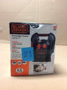Black and Decker Portable Power Jump iT in good condition