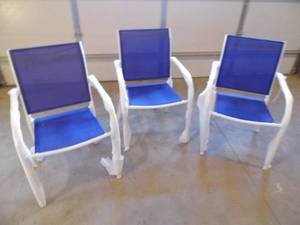 Lot of 3 New Patio Chairs