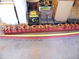 Mexican Grill LED Sign