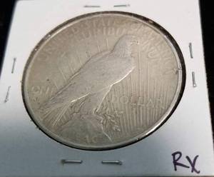 lot 34 image: 1935-S PEACE SILVER DOLLAR BETTER DATE COIN