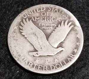 lot 44 image: 1929 STANDING LIBERTY QUARTER