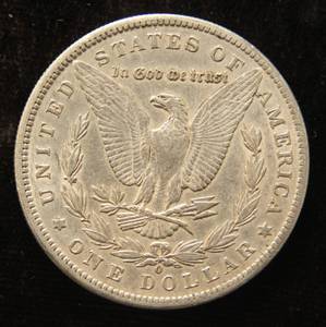 lot 55 image: 1899-O MORGAN SILVER DOLLAR