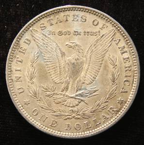 lot 59 image: 1880 MORGAN SILVER DOLLAR
