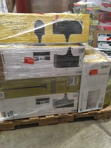 lot 8 image: Pallet with assorted Mailboxes condition ranges from  new to good condition not inspected some maybe missing parts