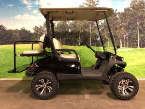 Street Ready 2013 Black Havoc Elite Yamaha Four Passenger Lifted Golf Cart