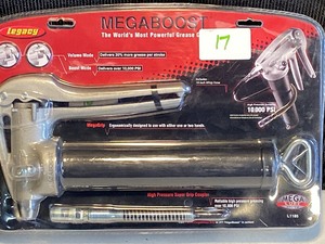 lot 17 image: Legacy MegaBoost L1185 Grease Gun...