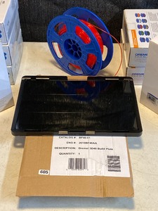 lot 34-A image: Dremel 3D40 Build Plate & (8) Spool...