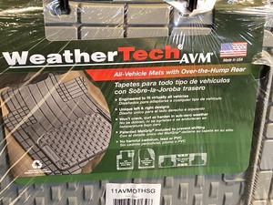 lot 40 image: WeatherTech AVM Heavy Duty 3-Piec...
