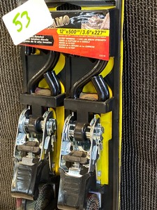lot 53 image: New Keeper 2-Pack Of 12x500# Ratch...