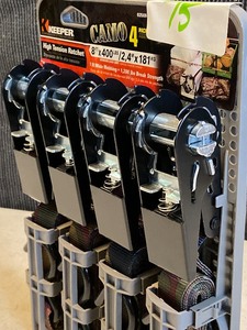 lot 75 image: New 4-Pack Of Keeper 8x400# Ratche...