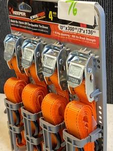 lot 76 image: New 4-Pack Of Keeper 10x300# Cam-B...