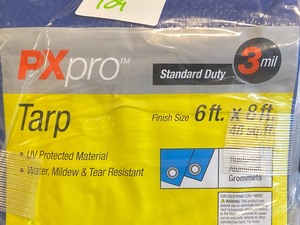 lot 109 image: (2) New PX-Pro 3-Mil Poly Tarps, 6...