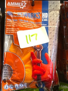 lot 117 image: (18) 3-Pair Packs Of GloveWorks Ora...