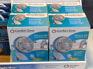 lot 143 image: Lot Of (4) New Comfort Zone Battery...