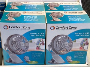 lot 145 image: Lot Of (4) New Comfort Zone Battery...