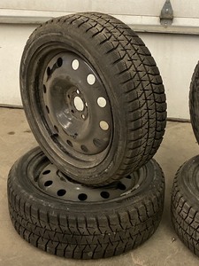 (4) Blizzak Snow Tires With Wheels