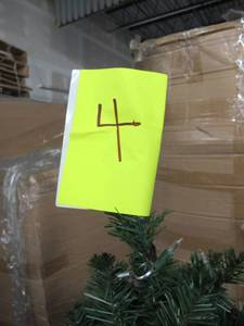 Artificial LED Tree in green, roughly 5.5 feet tall by Vickerman