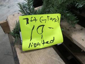 Pair of 7 foot Pre-Lit LED Garlands