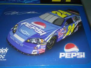 lot 127 image: NASCAR Jeff Gordon Pepsi Paint Scheme, # 24,
