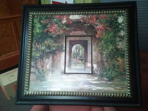 lot 173 image: Artwork, framed picture 54 x 46
