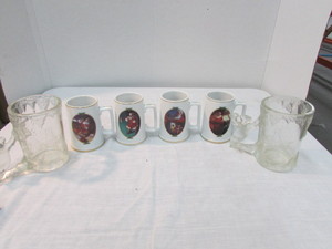 lot 38 image: Coca Cola Santa Mugs and Polar Bear Ice Cold Mugs